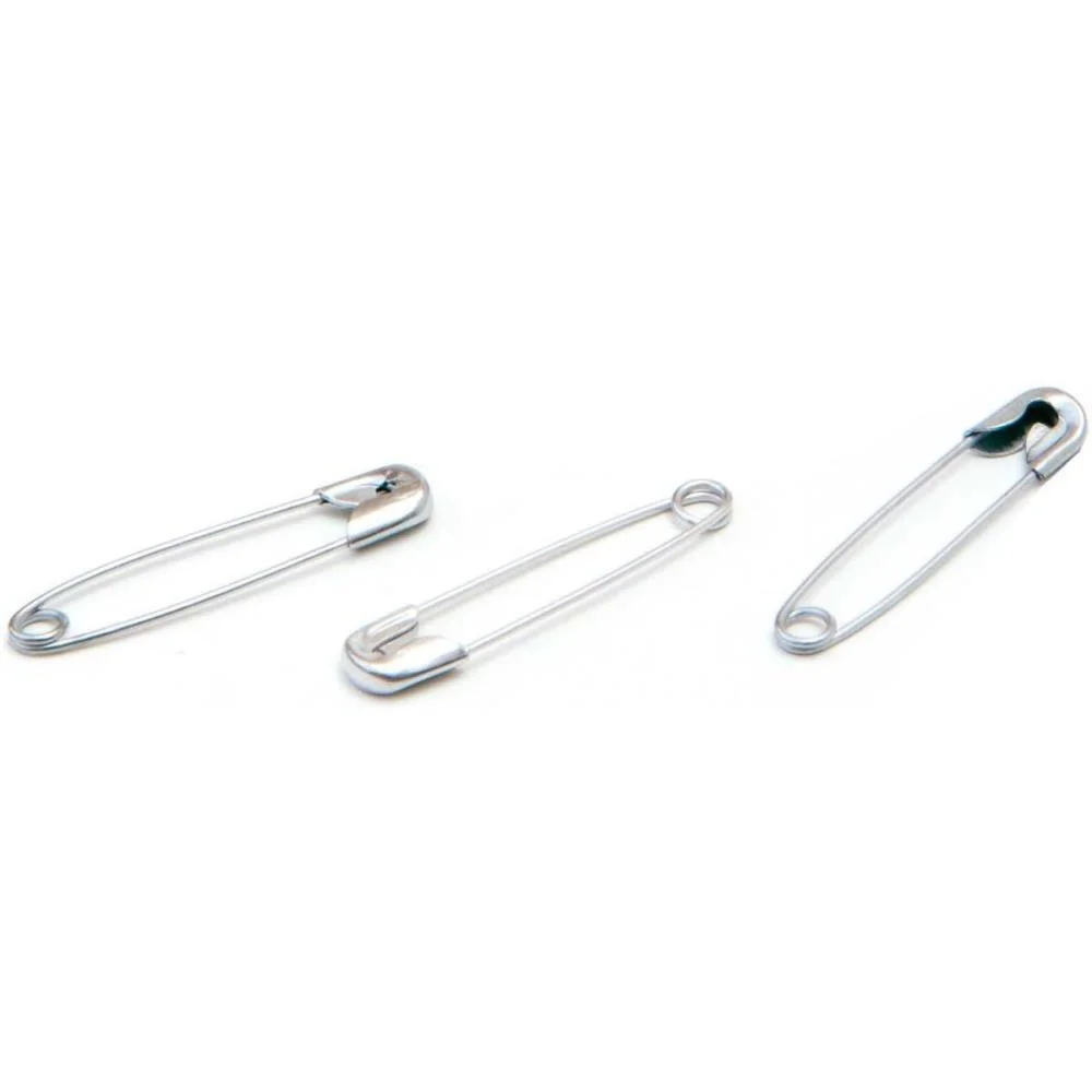 ALFINETE SEGURANCA N.00 ACO NIQUELADO BACCHI (CX.C/100) - imagem 2