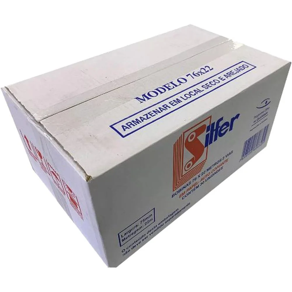 BOBINA PDV 76MMX22M 2VIAS SILFER (CX.C/30) - imagem 4