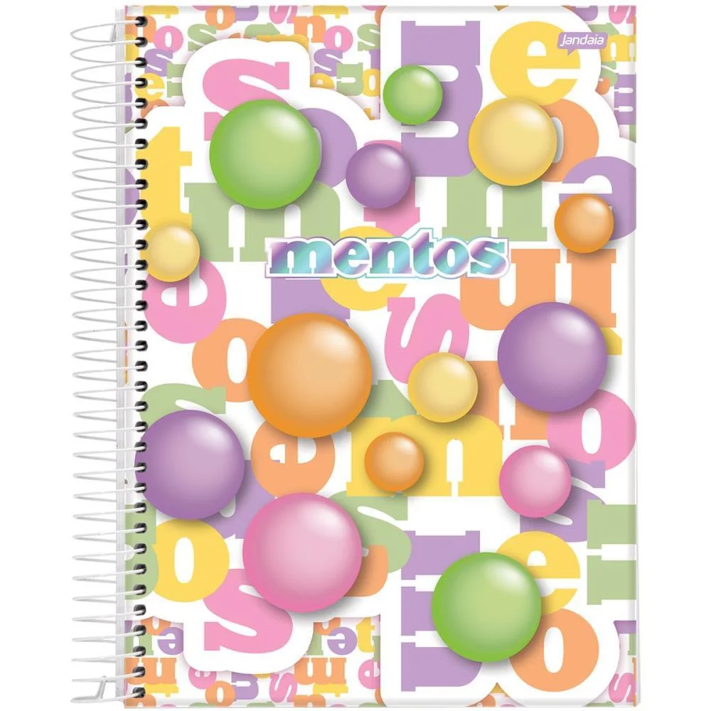 CADERNO 10X1 CAPA DURA MENTOS 160FLS. JANDAIA (PCT.C/04) - imagem 3