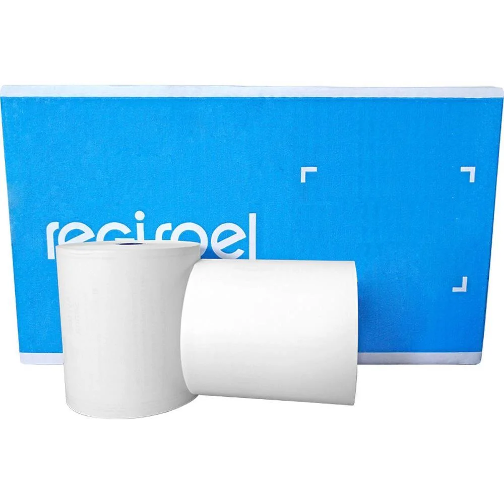 BOBINA TERMICA 80MMX80M. BRANCA 44G S/TUBETE REGISPEL (CX.C/16) - imagem 2