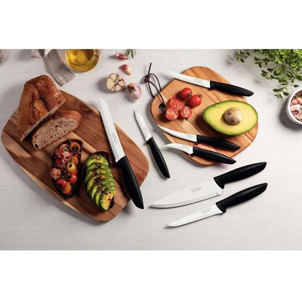 FACA JOGO PLENUS 7PCS INOX CABO PTO TRAMONTINA (UNIDADE) - imagem 5