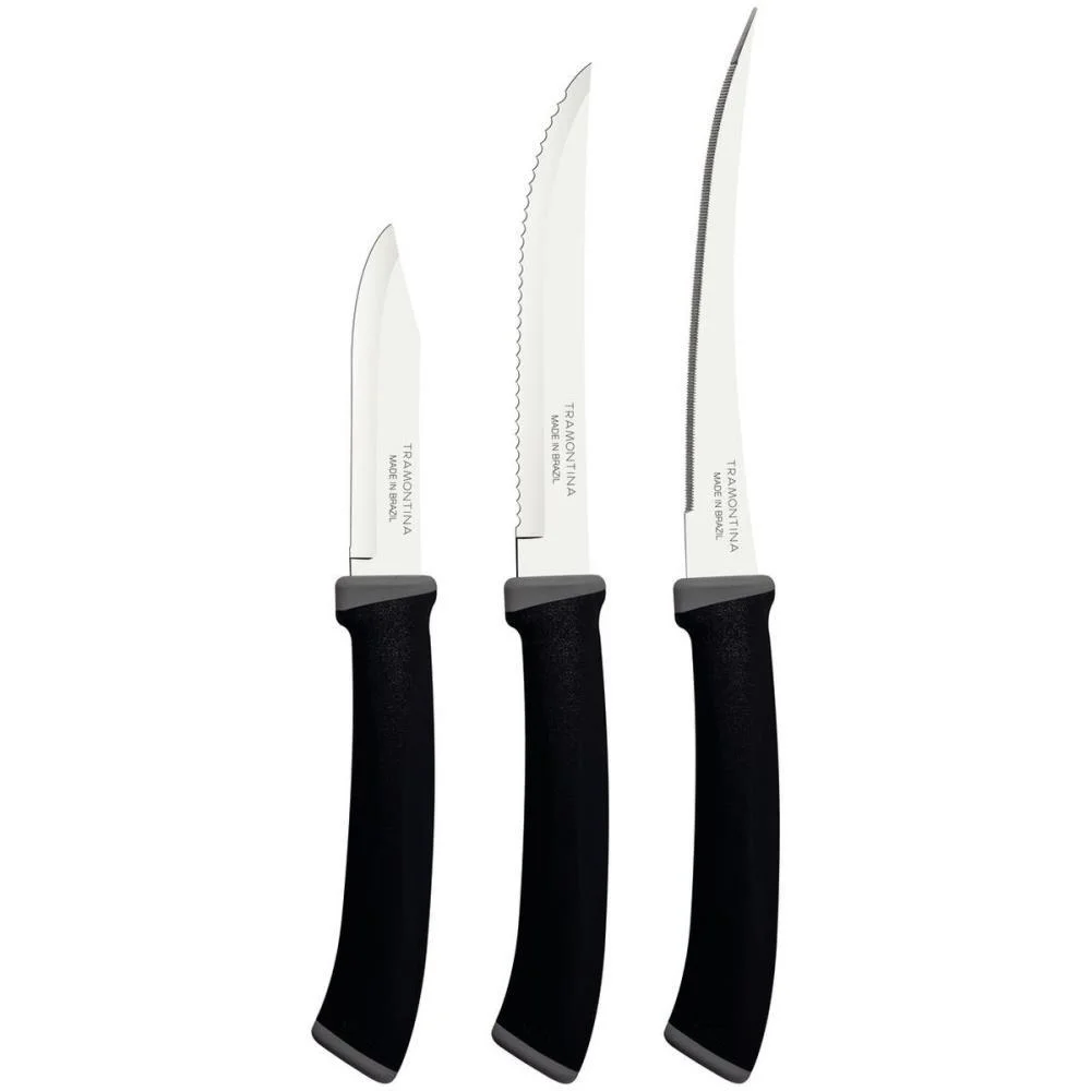 FACA JOGO FELICE 3PCS INOX CABO PT TRAMONTINA (UNIDADE) - imagem 4