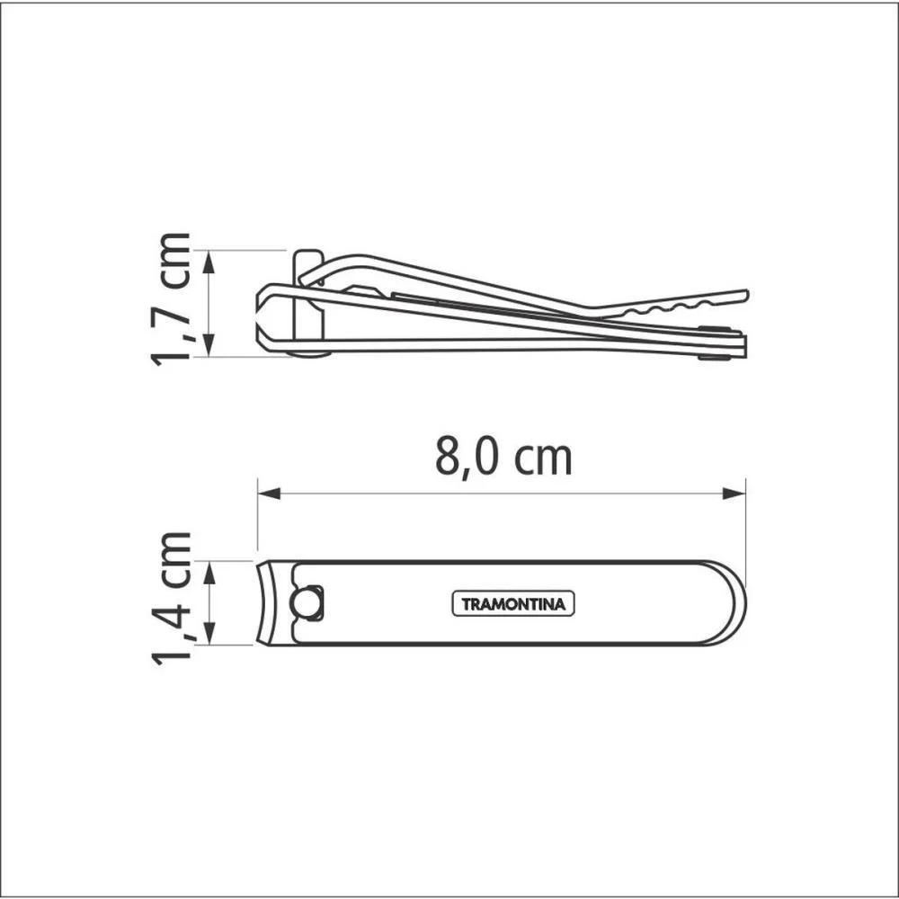 CORTADOR DE UNHA CLASSIC ACO CARBONO CROMADO TRAMONTINA (UNIDADE) - imagem 4