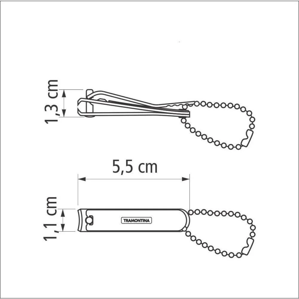 CORTADOR DE UNHA CLASSIC ACO CARBONO PEQUENO TRAMONTINA (UNIDADE) - imagem 4