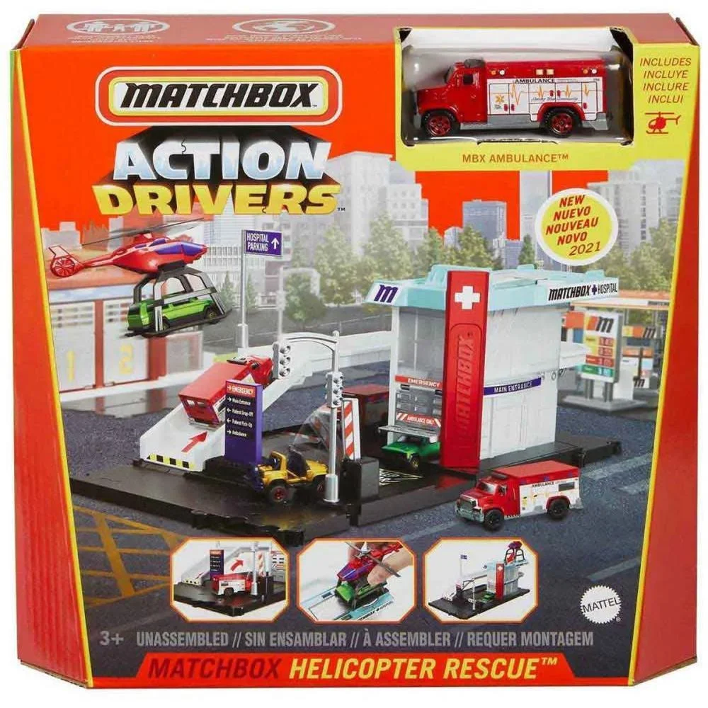 MATCHBOX ACTION DRIVERS PLAYSET (S) MATTEL (UNIDADE) - imagem 6