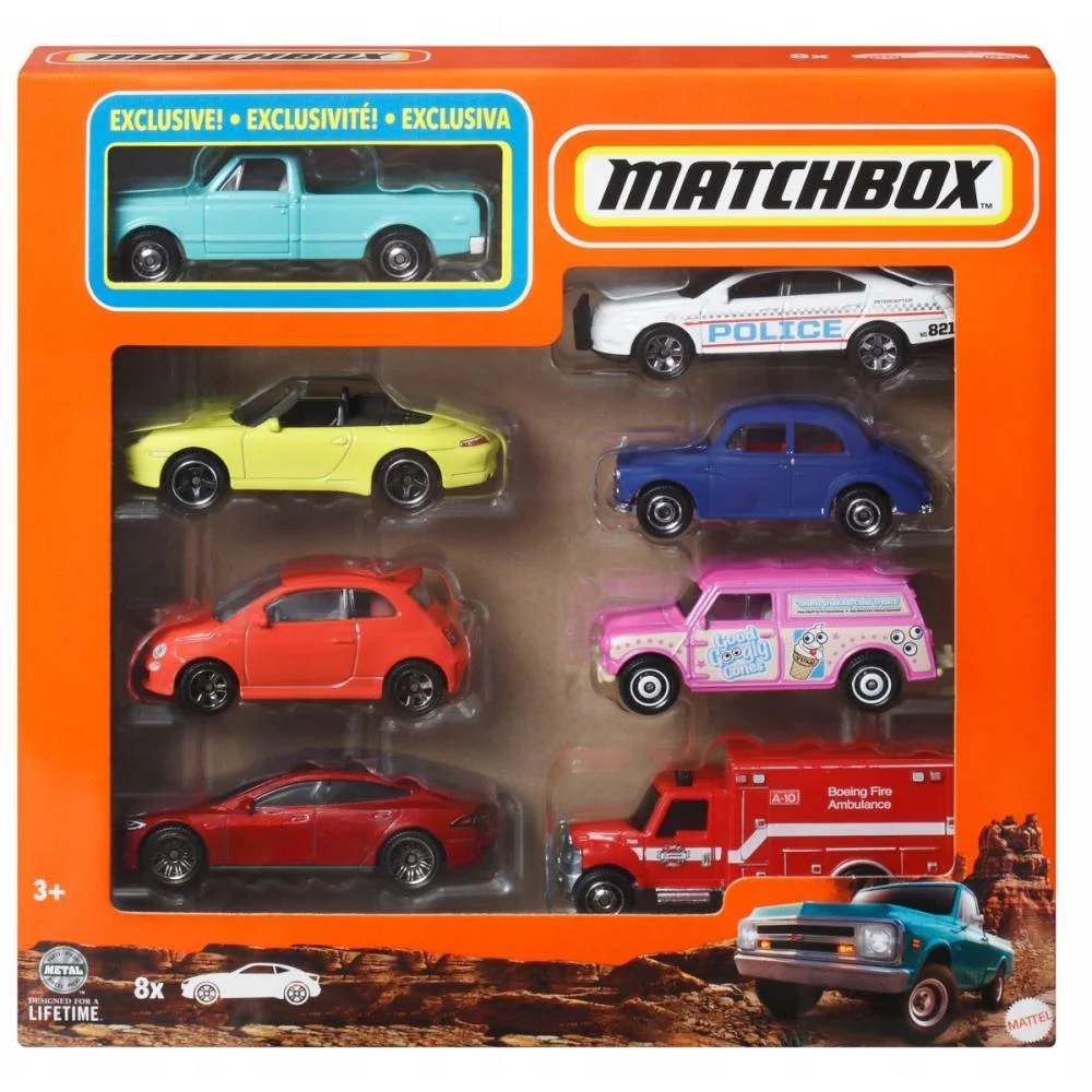 MATCHBOX VEÍCULO BÁSICO 1:64 8-PACK (S) MATTEL (UNIDADE) - imagem 8