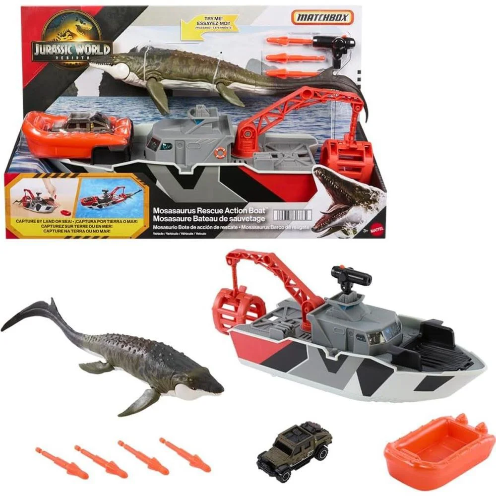 MATCHBOX JURASSIC WORLD VEICULO GRANDE MATTEL (UNIDADE) - imagem 8