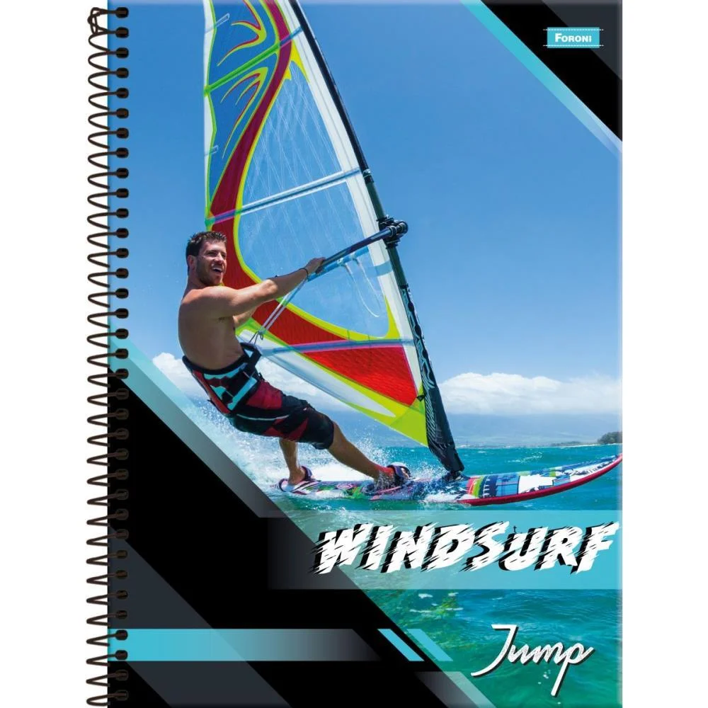 CADERNO 10X1 CAPA DURA JUMP 200 FOLHAS FORONI (PCT.C/04) - imagem 2