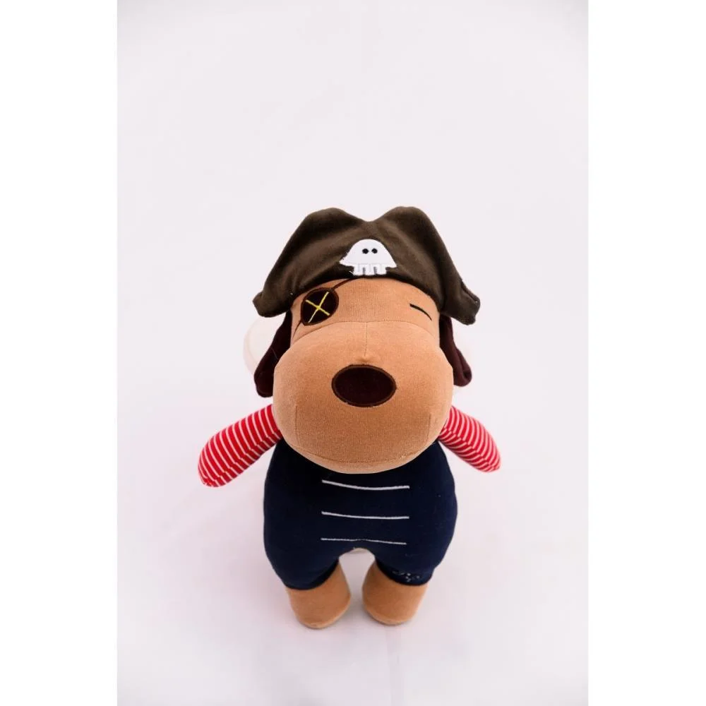 PELUCIA CACHORRO PIRATA 37CM ZIP (UNIDADE) - imagem 2