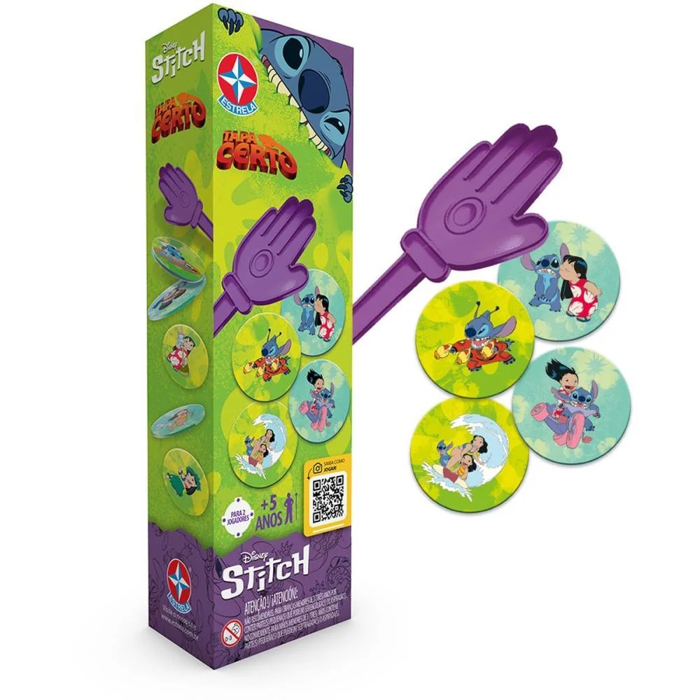 JOGO DIVERSO STITCH TAPA CERTO ESTRELA (UNIDADE) - imagem 2