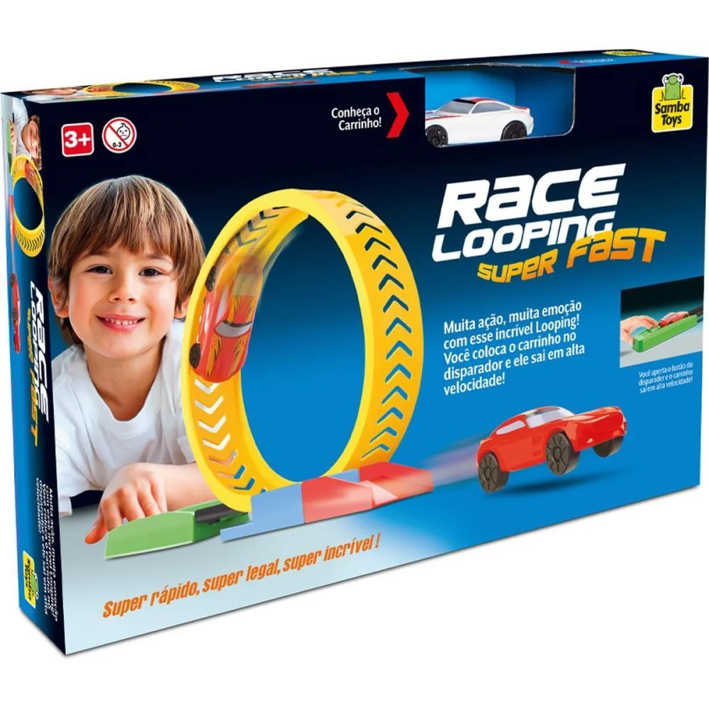 PISTA RACE LOOPING SUPER FAST SAMBA TOYS (UNIDADE) - imagem 3