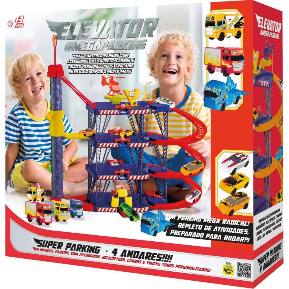 PISTA POSTO DE GASOLINA 4 ESTACOES SAMBA TOYS (UNIDADE) - imagem 4