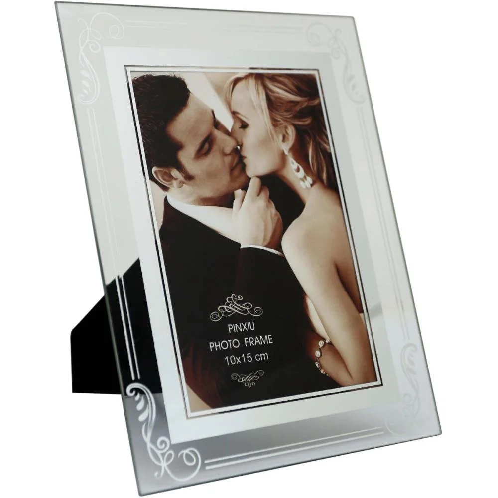 PORTA RETRATO VIDRO FORMAS 10X15CM SORT. YANGZI (UNIDADE) - imagem 5