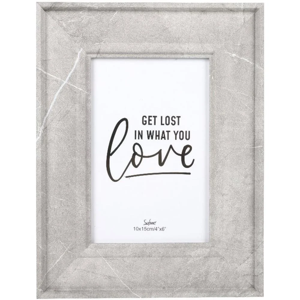 PORTA RETRATO MDF MOLDURA CINZA 10X15CM YANGZI (UNIDADE) - imagem 2