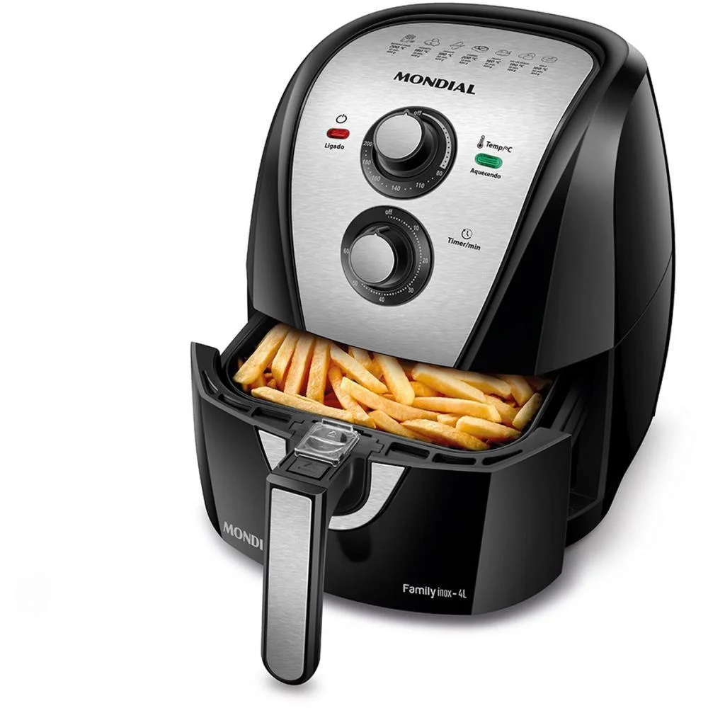 FRITADEIRA AIR FRYER 4L - 1500W 127V MONDIAL (UNIDADE) - imagem 2
