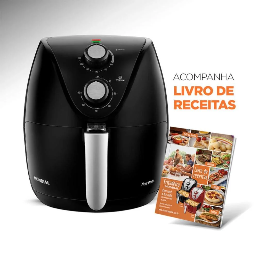 FRITADEIRA AIR FRYER 3,5L- 1500W 220V MONDIAL (UNIDADE) - imagem 7