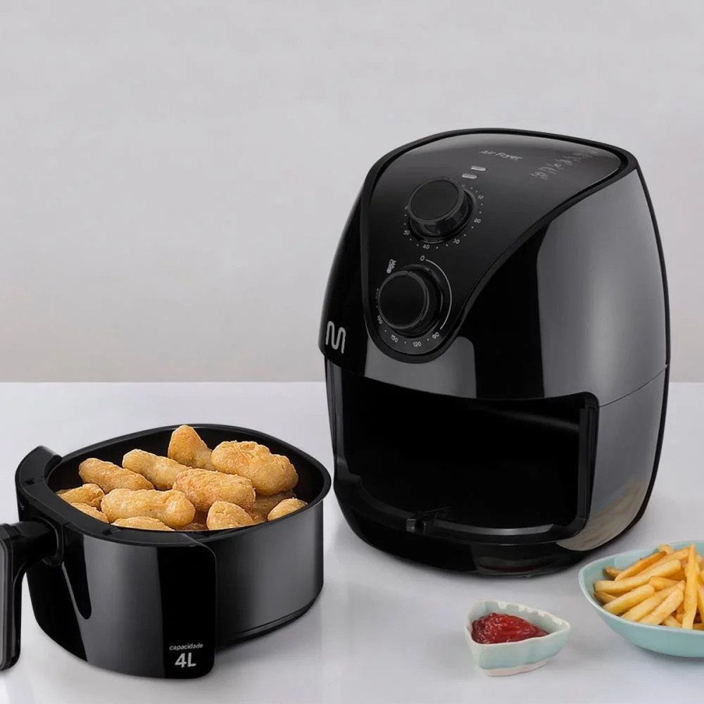 FRITADEIRA AIR FRYER BLACK 4L-1500W 127V MULTI (UNIDADE) - imagem 7