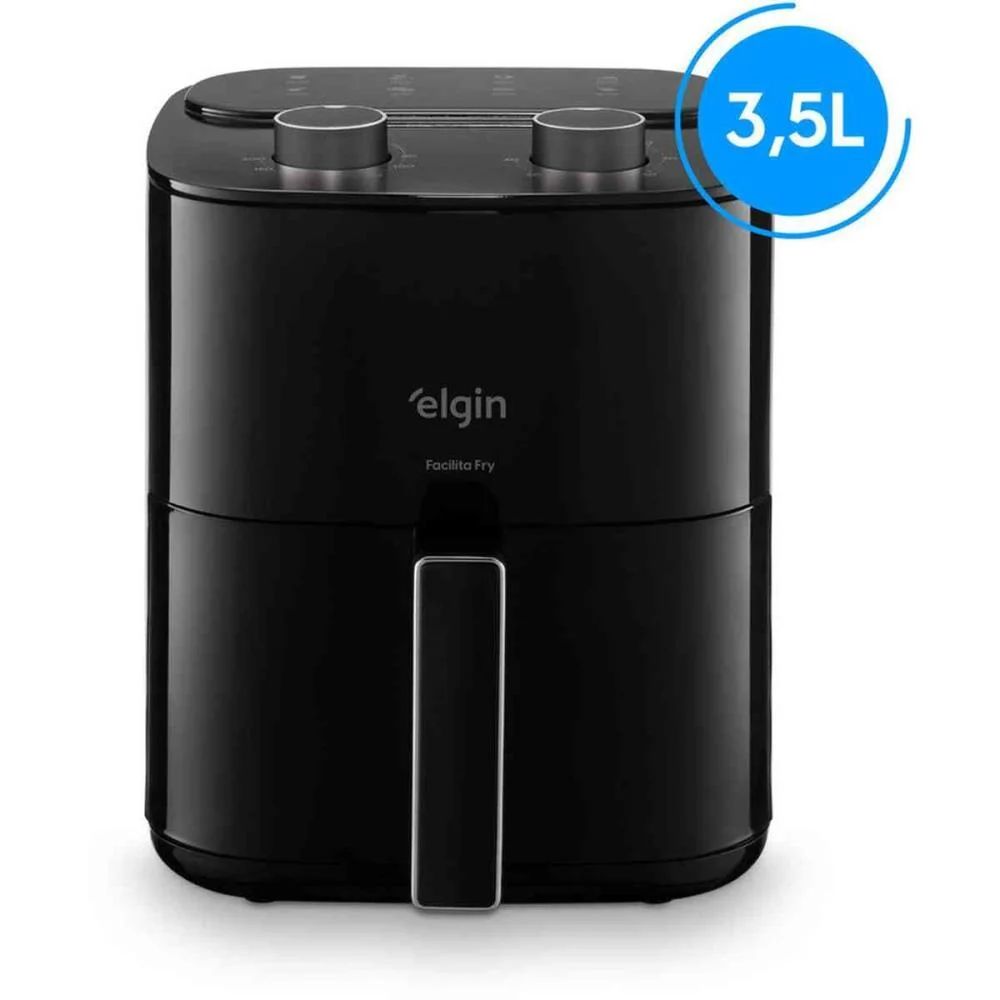 FRITADEIRA AIR FRYER 3,5L PRETA 220V ELGIN (UNIDADE) - imagem 2