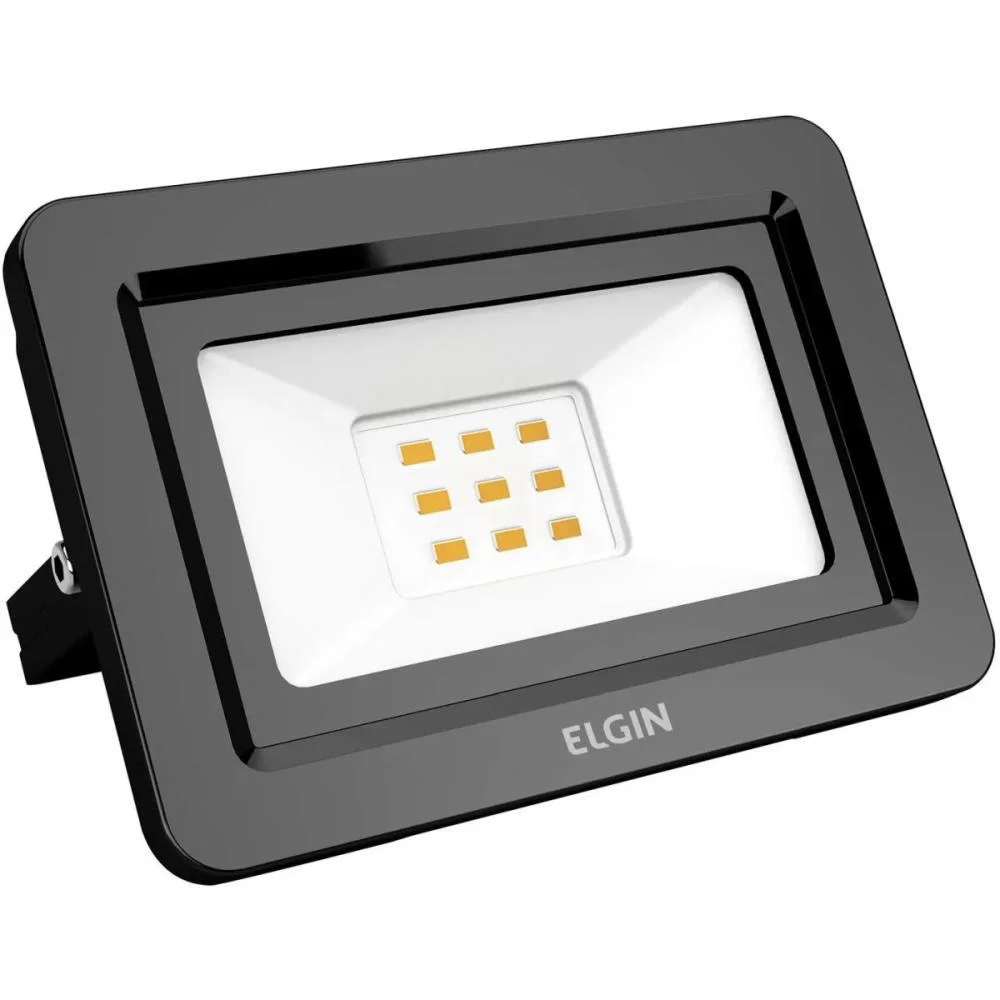 REFLETOR DE LED POWER IP65 10W BIVOLT 6500K PT ELGIN (UNIDADE) - imagem 2