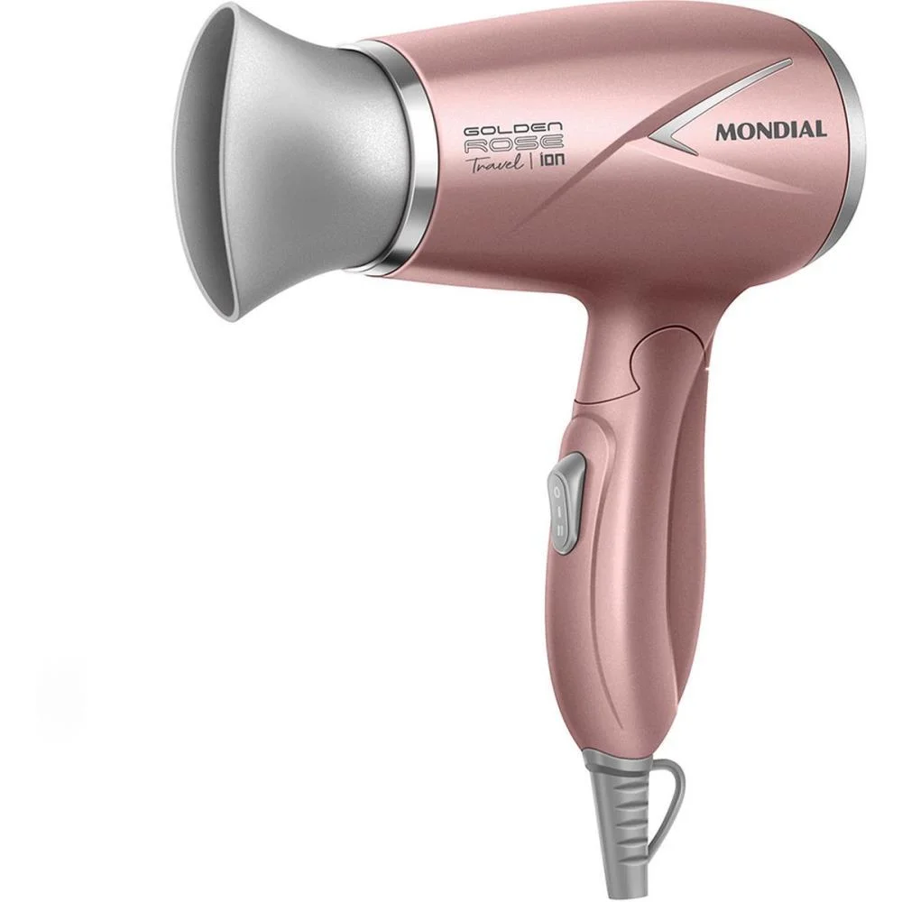 SECADOR DE CABELO GOLDEN ROSE 1200W  BIVOLT MONDIAL (UNIDADE) - imagem 2