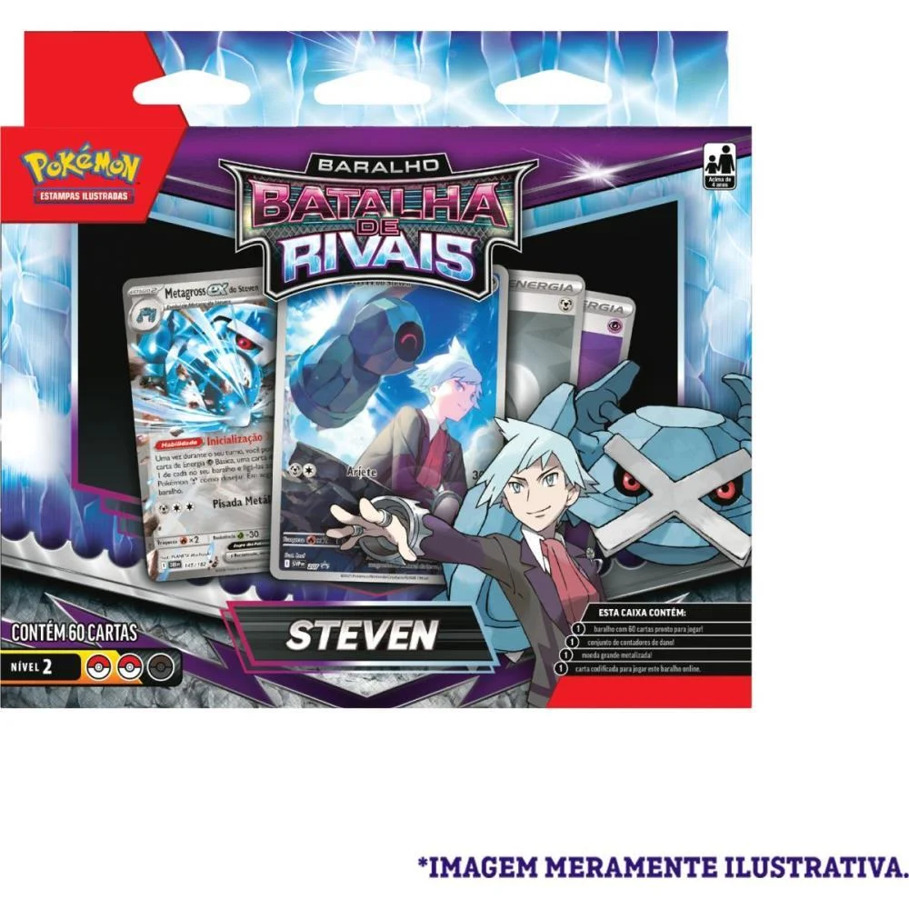 JOGO DE CARTAS POKEMON DECK BATALHA RIVAIS COPAG (UNIDADE) - imagem 2