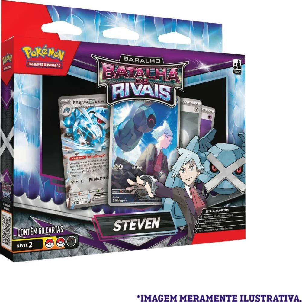 JOGO DE CARTAS POKEMON DECK BATALHA RIVAIS COPAG (UNIDADE) - imagem 3