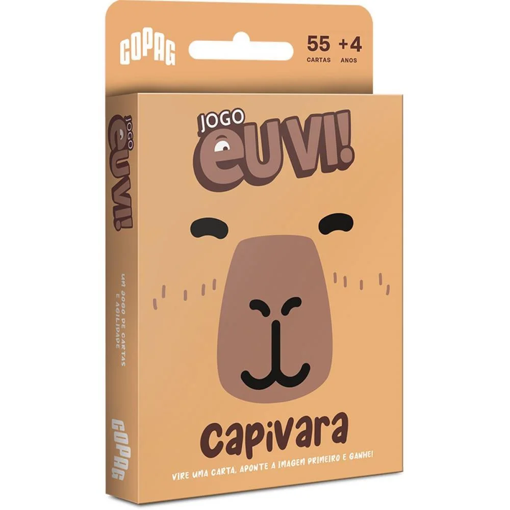 JOGO DE CARTAS EU VI! CAPIVARAS COPAG (UNIDADE) - imagem 2