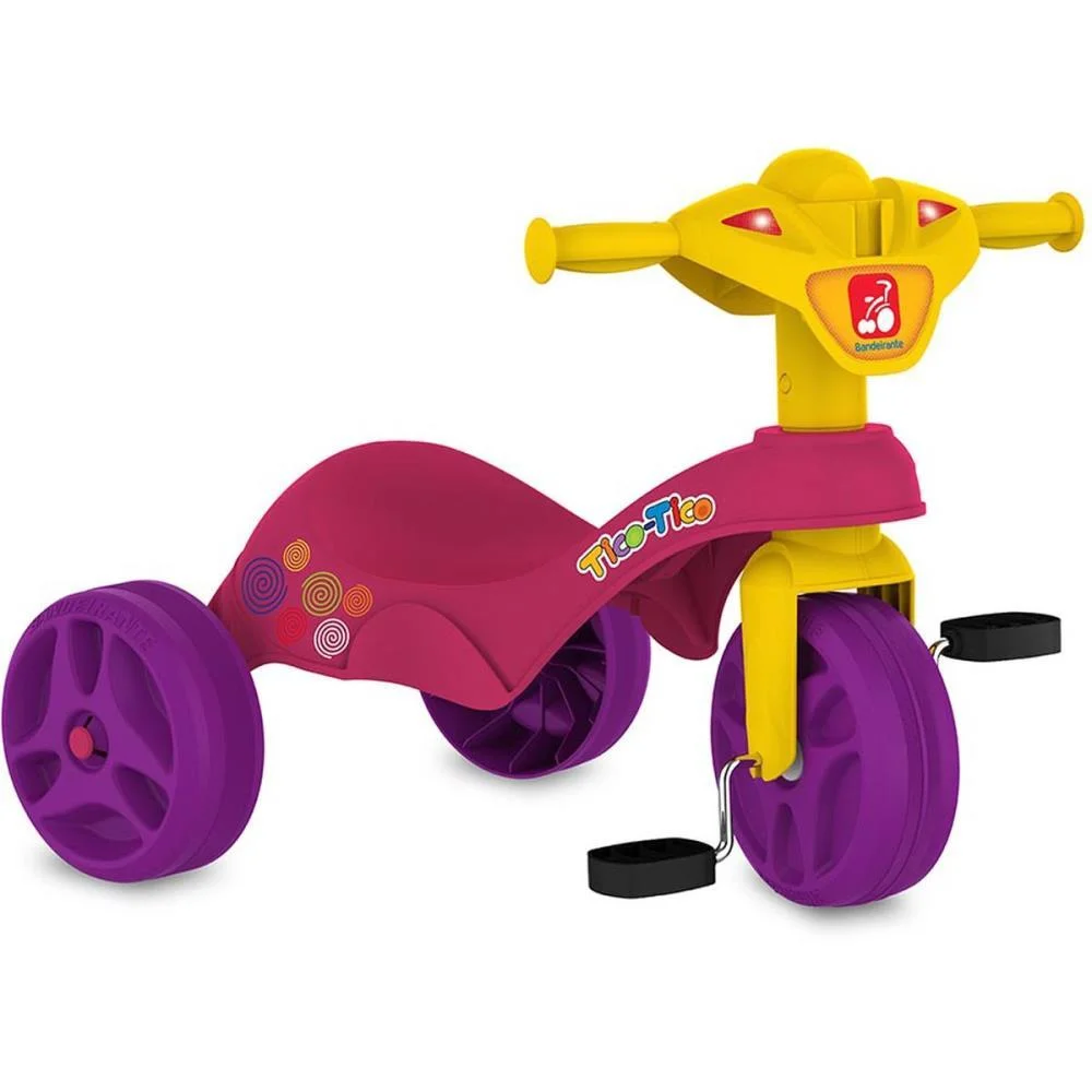 TRICICLO TICO TICO CLUB ROSA BANDEIRANTE (UNIDADE) - imagem 3