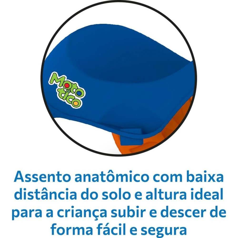TRICICLO MOTOTICO PASSEIO/PEDAL AZUL BANDEIRANTE (UNIDADE) - imagem 7