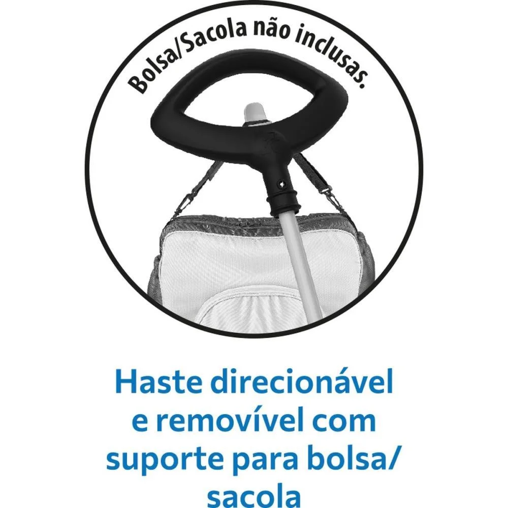 TRICICLO BANDERETTA PASSEIO/PEDAL AZUL BANDEIRANTE (UNIDADE) - imagem 11