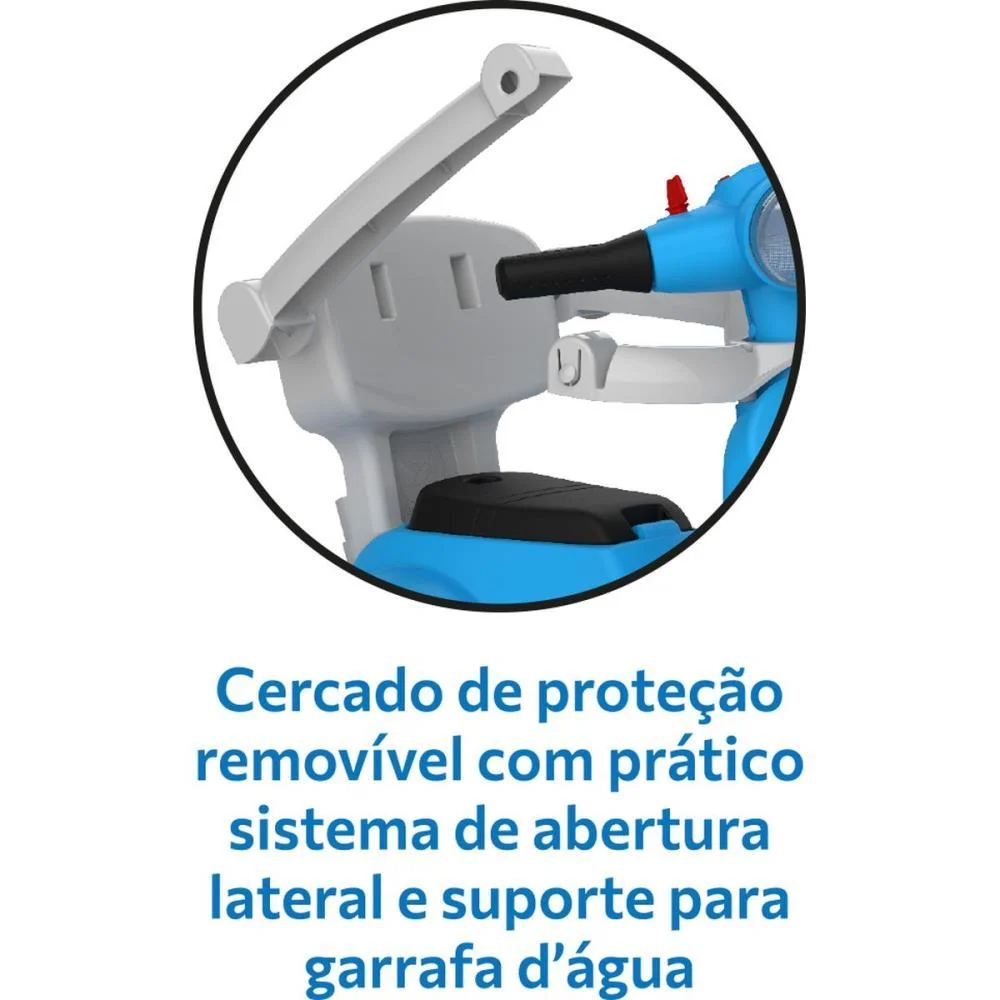TRICICLO BANDERETTA PASSEIO/PEDAL AZUL BANDEIRANTE (UNIDADE) - imagem 13