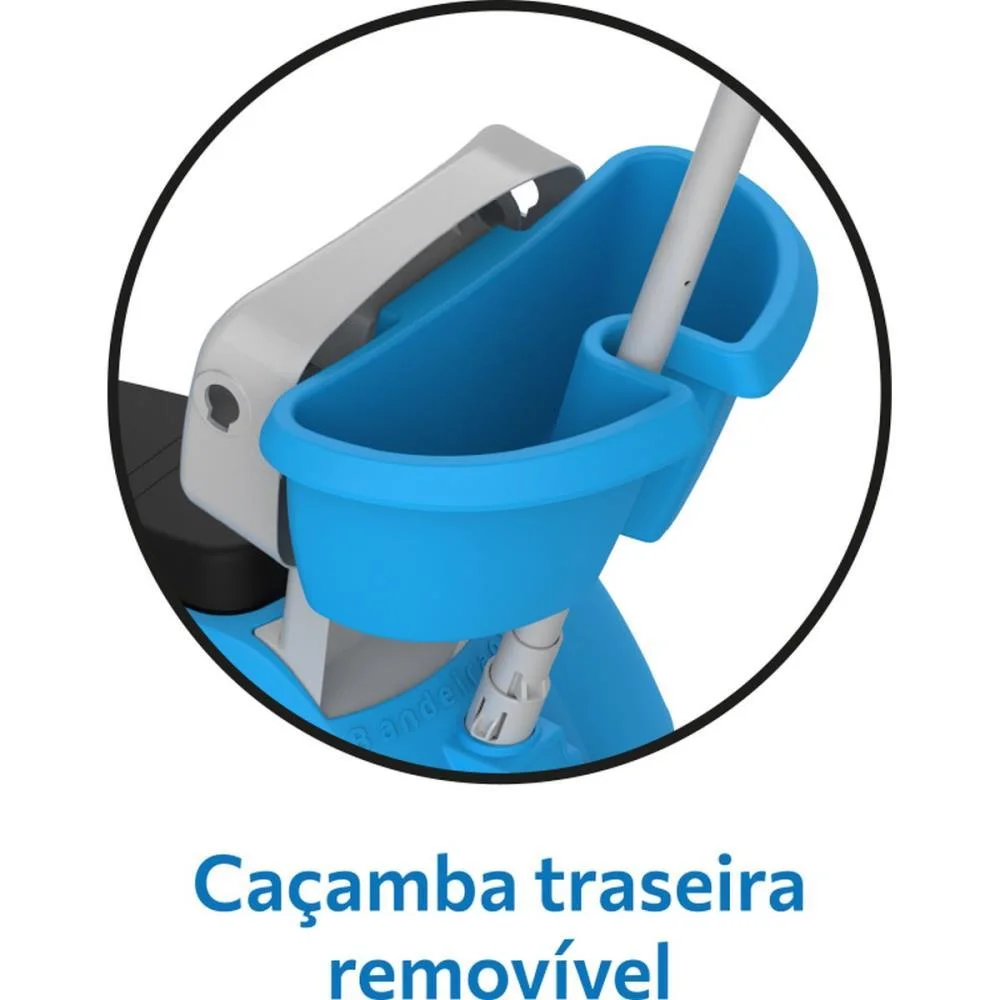 TRICICLO BANDERETTA PASSEIO/PEDAL AZUL BANDEIRANTE (UNIDADE) - imagem 9