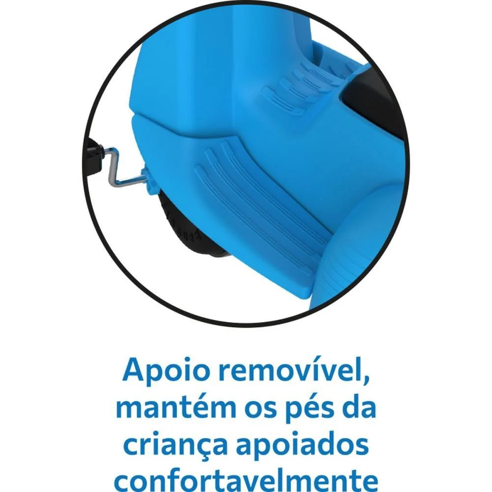 TRICICLO BANDERETTA PASSEIO/PEDAL AZUL BANDEIRANTE (UNIDADE) - imagem 10