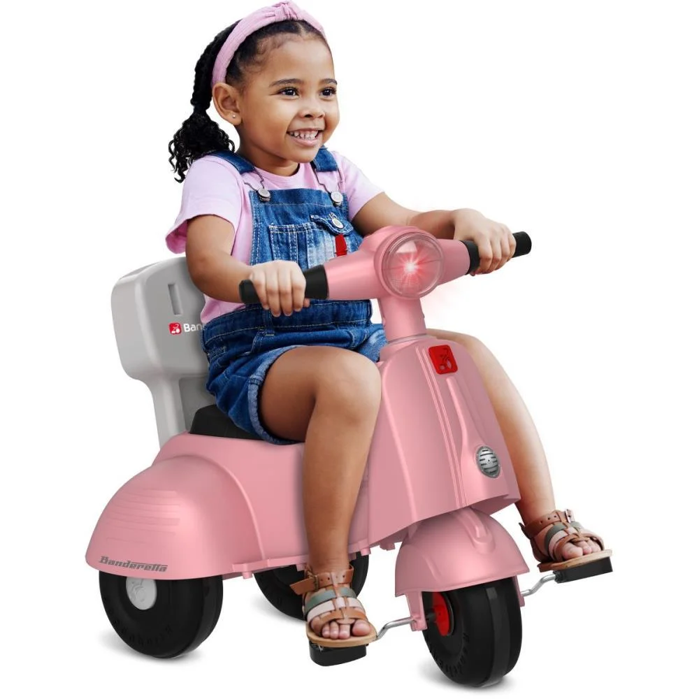 TRICICLO BANDERETTA PASSEIO/PEDAL ROSA BANDEIRANTE (UNIDADE) - imagem 6