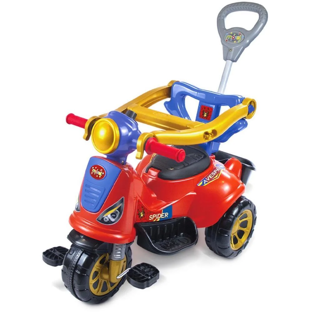 TRICICLO AVESPA SPIDER 25KG C/SOM MARAL (UNIDADE) - imagem 2