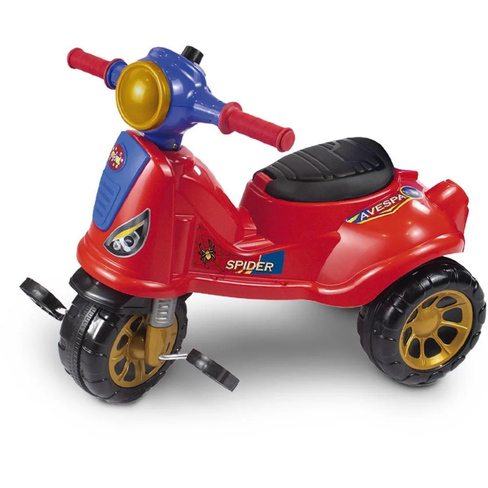 TRICICLO AVESPA SPIDER 25KG C/SOM MARAL (UNIDADE) - imagem 5