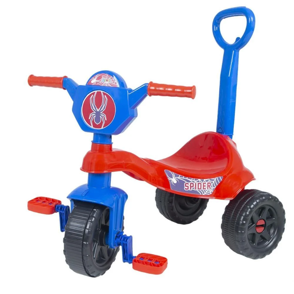 TRICICLO KEMOTOCA SPIDER C/HASTE 16KG KENDY BRINQUEDOS (UNIDADE) - imagem 3
