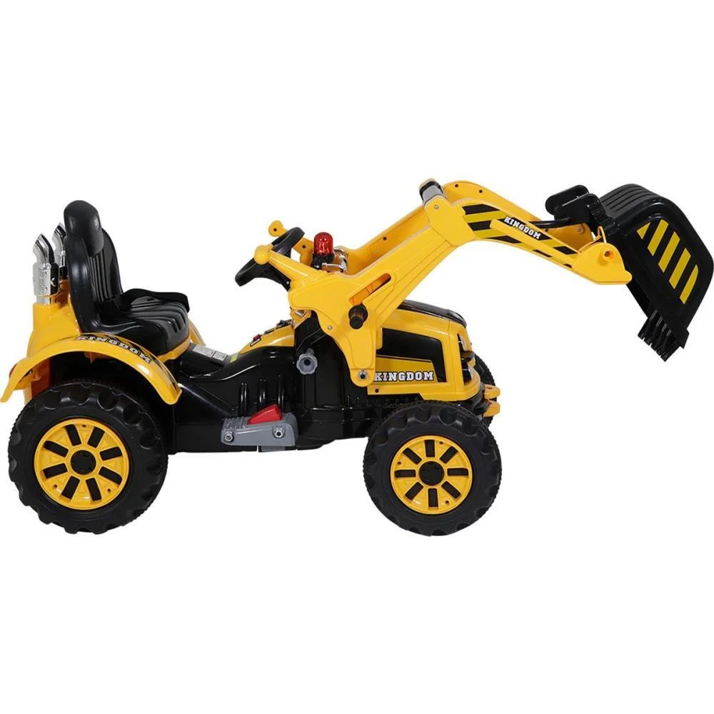 VEICULO ELETRICO RETROESCAVADEIRA 12V AMARELO BEL (UNIDADE) - imagem 5