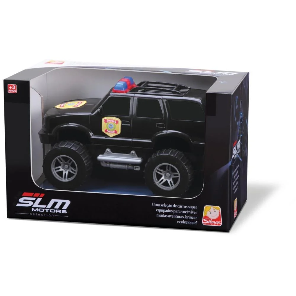 CARRINHO SUPER COMANDO POLICIA FEDERAL SILMAR BRINQUEDOS (UNIDADE) - imagem 3