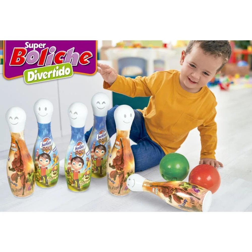 BOLICHE SUPER BOLICHE MENINO 6 PINOS BRINQUEMIX (UNIDADE) - imagem 5