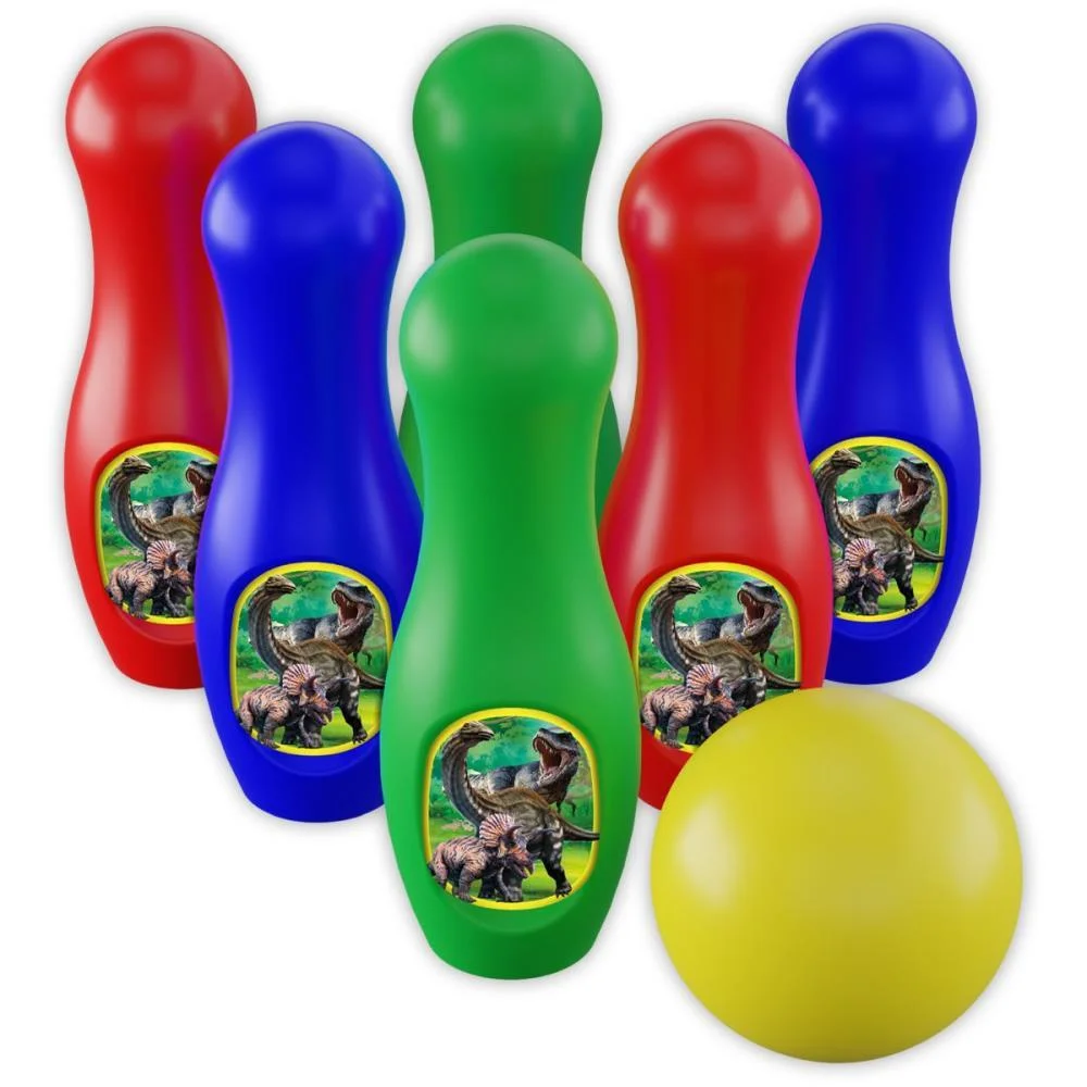 BOLICHE DINOSSAUROS 6 PINOS GGB PLAST (UNIDADE) - imagem 3