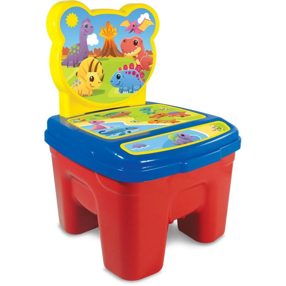 MESINHA/CADEIRA CADEIRA DINOSSAURO GGB PLAST (UNIDADE) - imagem 2