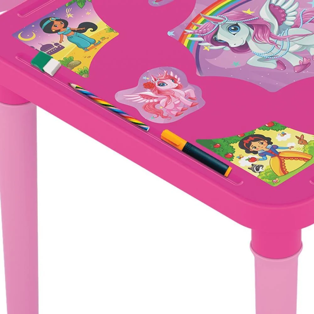 MESINHA/CADEIRA UNICORNIO MESA+CADEIRA C/ADESI GGB PLAST (UNIDADE) - imagem 3