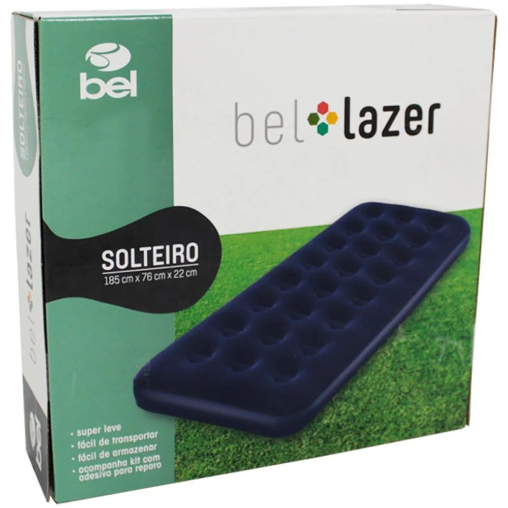 COLCHAO INFLAVEL SOLTEIRO ATE 150KG BEL (UNIDADE) - imagem 7