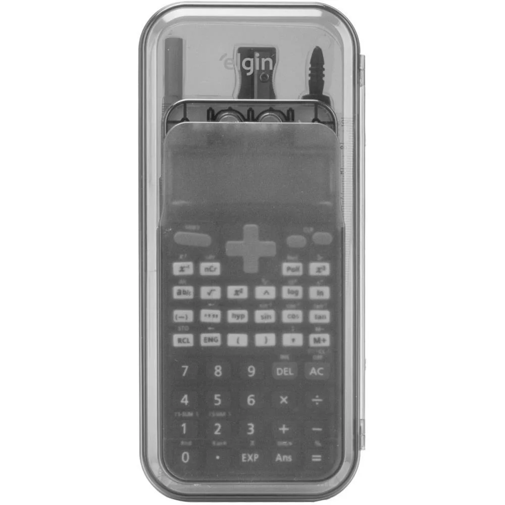 CALCULADORA CIENTIFICA 240FUNCOES C/KIT CALCULOS ELGIN (UNIDADE) - imagem 4