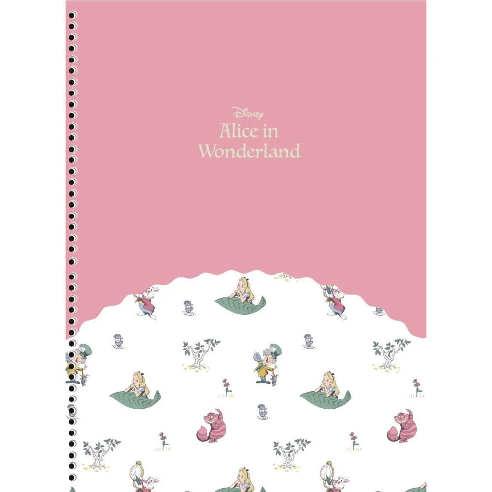 CADERNO 10X1 CAPA DURA ALICE IN WONDERLAND 160F ANIMATIVA (PCT.C/04) - imagem 5