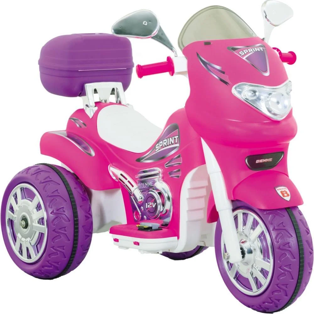 MOTO ELETRICA SPRINT TURBO POWER PINK 12V BIEMME (UNIDADE) - imagem 3