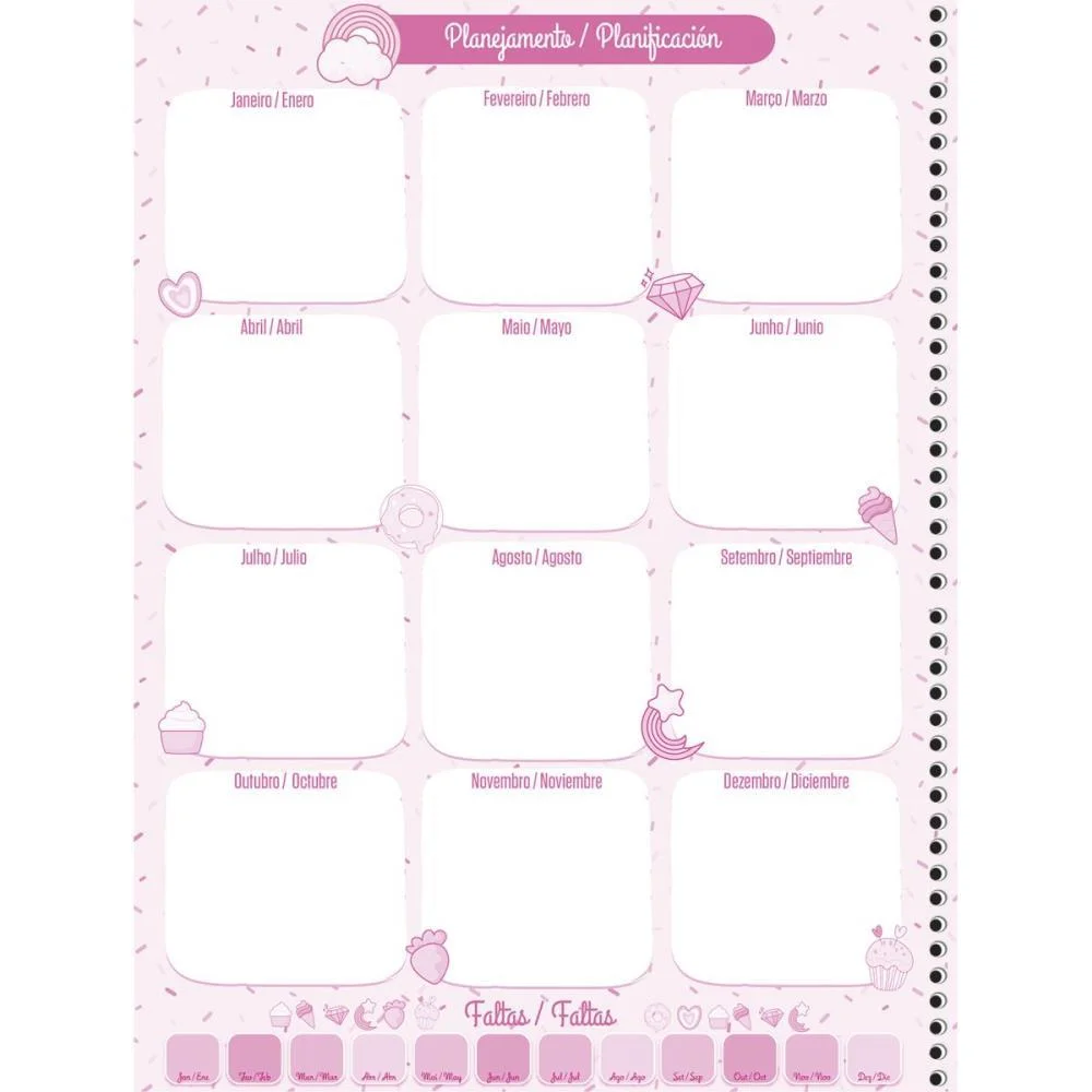 CADERNO 10X1 CAPA DURA BE HAPPY 160F ANIMATIVA (PCT.C/04) - imagem 7