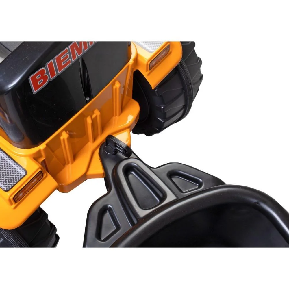 VEICULO A PEDAL TRATOR FAZENDEIRO AMARELO BIEMME (UNIDADE) - imagem 5