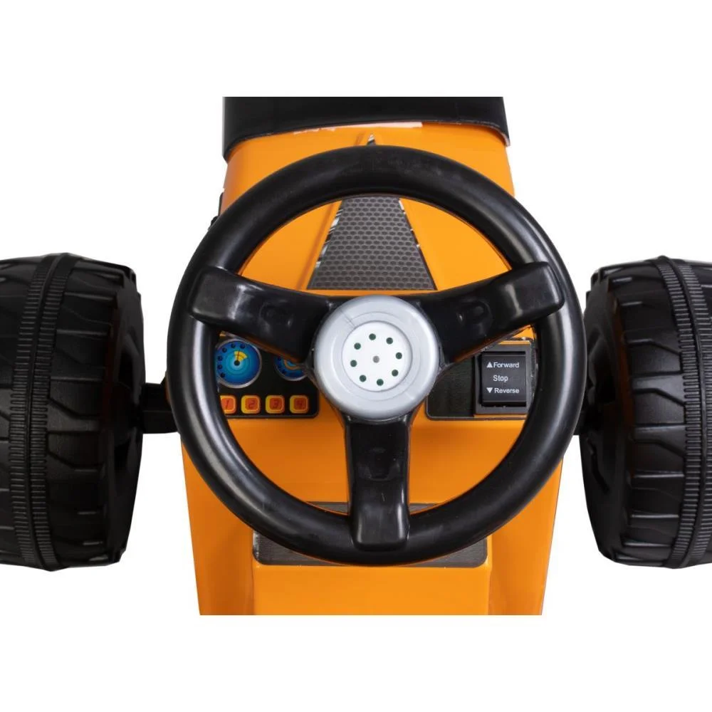 VEICULO A PEDAL TRATOR FAZENDEIRO AMARELO BIEMME (UNIDADE) - imagem 7